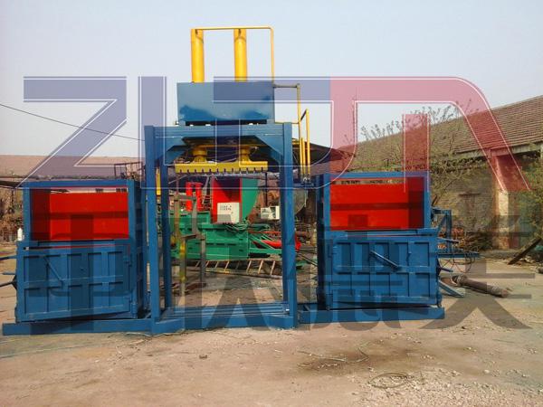 臥式半自動廢紙打包機